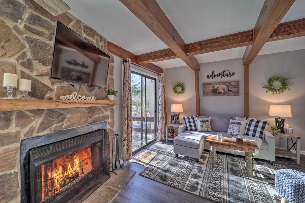 Banner Elk Mountain Retreat With Deck And Fireplace Экстерьер фото
