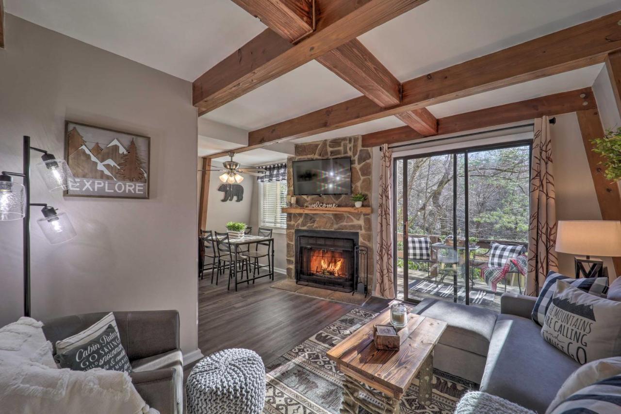 Banner Elk Mountain Retreat With Deck And Fireplace Экстерьер фото